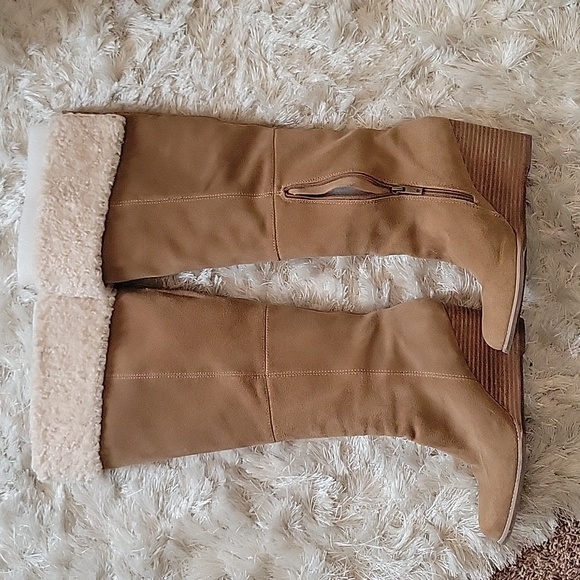 Lucky Brand Shoes - Lucky brand, genuine suede leather, size 9 tall boots